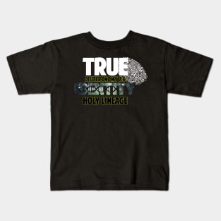 True Identity Holy Lineage | Sons of Thunder Kids T-Shirt